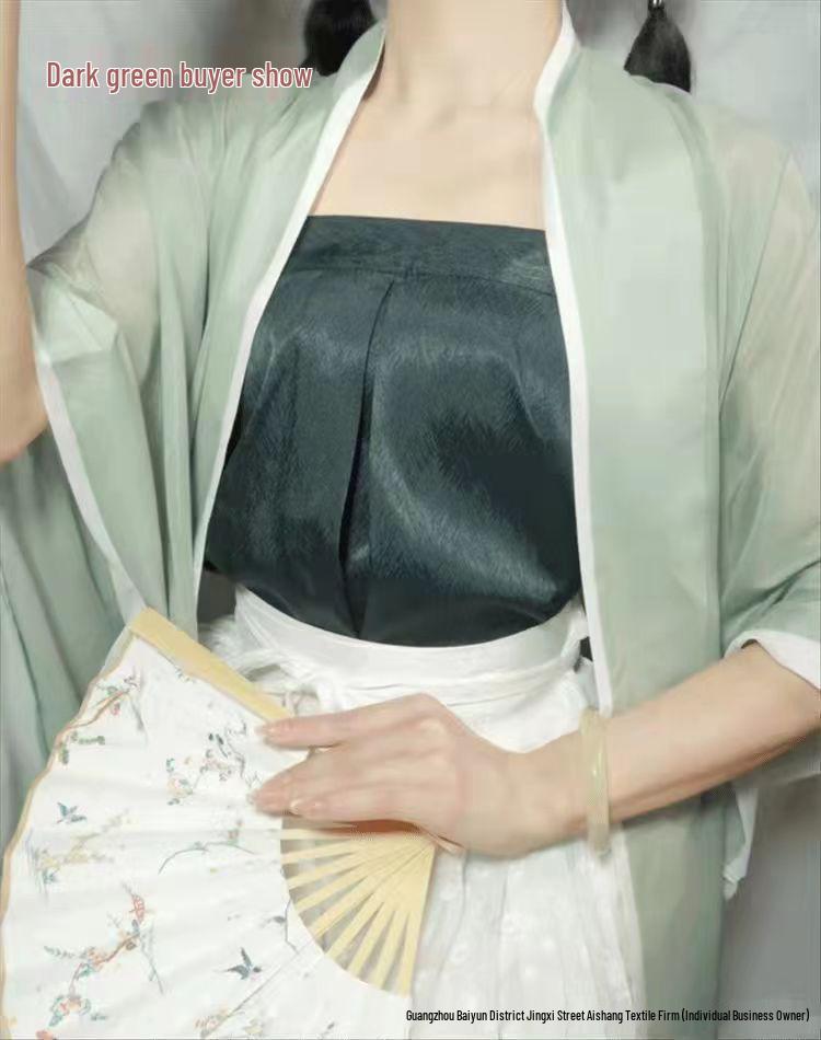 Herringbone Solid Color Twill Jacquard Fabric for Hanfu and Cheongsam Skirts