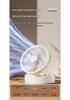 Foldable USB Fan with Mirror: Compact Multi-Functional Fan for Home, Office, or Dorm.
