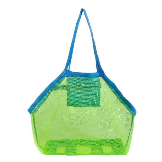 Składana siatkowa torba plażowa z paskiem na ramię Duża pojemność Oddychająca konstrukcja