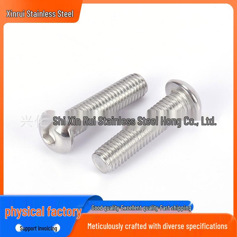 ISO7380 304 Stainless Steel Pan Head Hex Socket Bolt, M4-M12