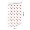 Heart Wallpaper White, Coral, Red and Peach 50x1000