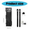 Heavy Duty AntiTheft Cycling Lock with Key and Brackets High Security Bicycles Lock Cycling Accessories Easy to Install