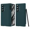 For Samsung Galaxy Z Fold7 5G Case Hinge Protection PC Phone Cover with Stylus/Stylus Slot