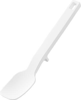 Yamazaki Tower Silicone Spoon, Small, White, W2.4 X D2.1 X H12cm, Dishwasher Safe, Floating Tip, Spatula, Jam Spoon, 10045
