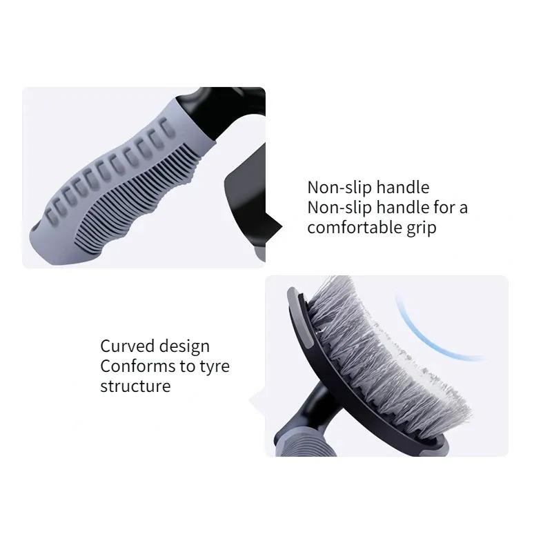 Car Wash Brush Tools Set Car Cleaning Tire Scrubber Wheel Rim Brush Trunk Motorcycle Dust Remover Auto Cleaning
