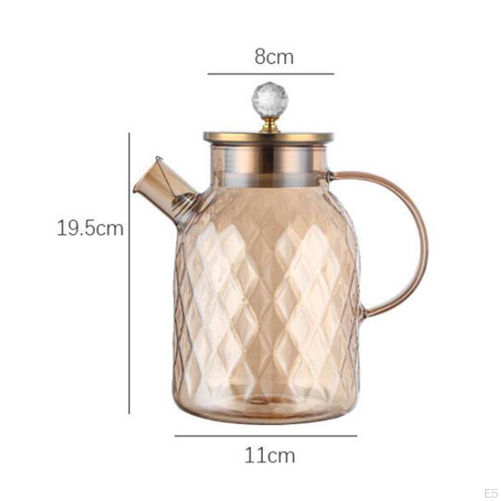 Elegant Glass Beverage Carafe for Cold And Drinks