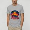 Vintage Miami Vices Unisex T-Shirt Coole T-Shirts Kurzarm Rundhals T-Shirts Reine Baumwolle Geschenkidee Kleidung