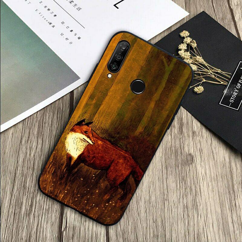 Winter Fox Foxes For Huawei Nova 8i 11i 12i 12s 9 10 SE Y60 Y70 Y90 Y72 Y73 Y61 Y91 P60 Pro P30 P40 Lite Case