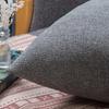 Large Rectangle Waist Cushion Cover Sofa Car Backrest Pillowcase Bedroom Huge Pillow Case Protector Zipper Solid Color Multisize