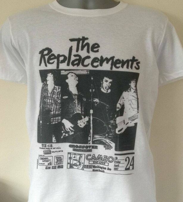 The Replacements t-shirt, The Replacements white Shirt Funny Vintage Gift Unisex T-Shirt S