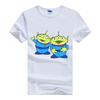 Disney Cartoon Toy Story Woman Tops White Clothes Short Sleeve Tee Oversized Friends 2024 Summer Blouse Grunge Y2K Mens T-shirts