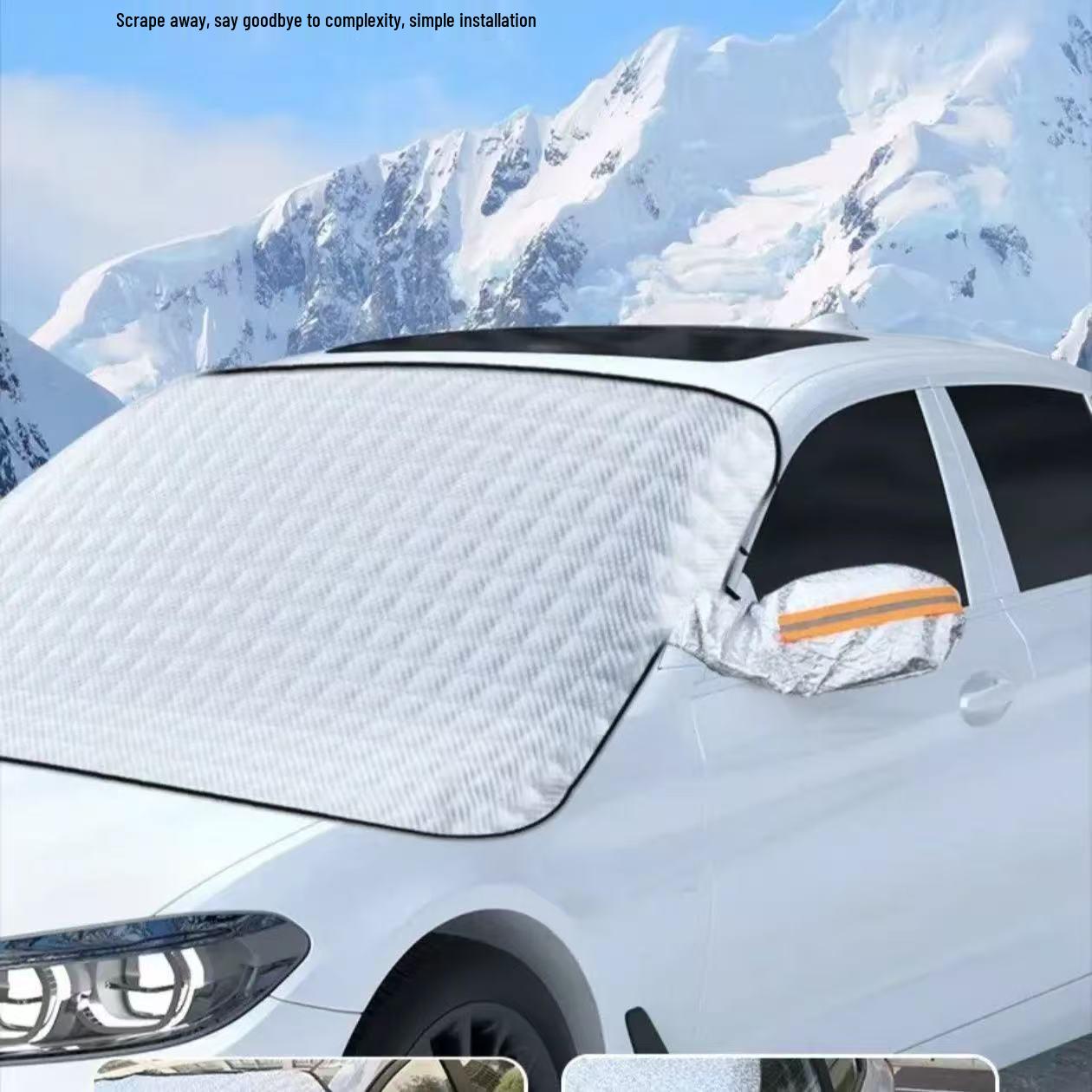 

Shun Wang Winter Windshield Snow Shield and Frost Cover