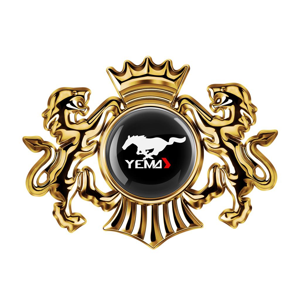 1PCS Car Metal Badge Sticker Body Trunk Decoration For Ford Mustang S-Max C-Max B-Max ST Racing Mondeo Kuga Escort Falcon Tierra