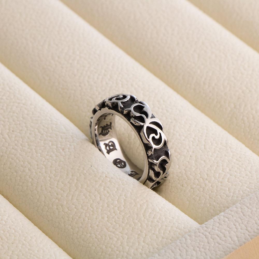 European and American Style Jewelry, Classical Pattern Personalized Retro Ring, Male and Female Tail Ring 2026