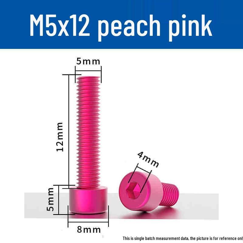 Śruby z łbem walcowym z gniazdem sześciokątnym z anodowanego aluminium M5 - Lekkie, Trwałe, Odporne na zużycie