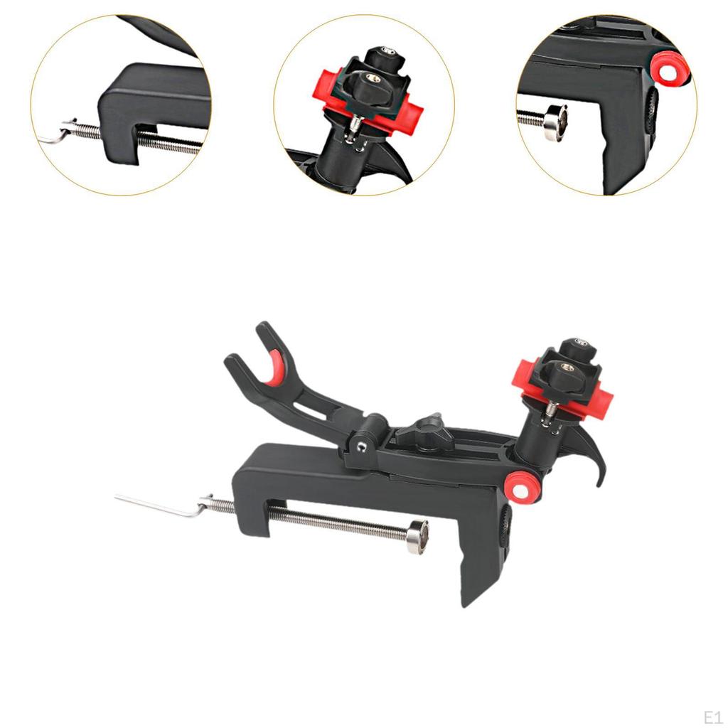 Suport pentru undiță de pescuit pentru barcă Clemă pe stâlp reglabil în grade