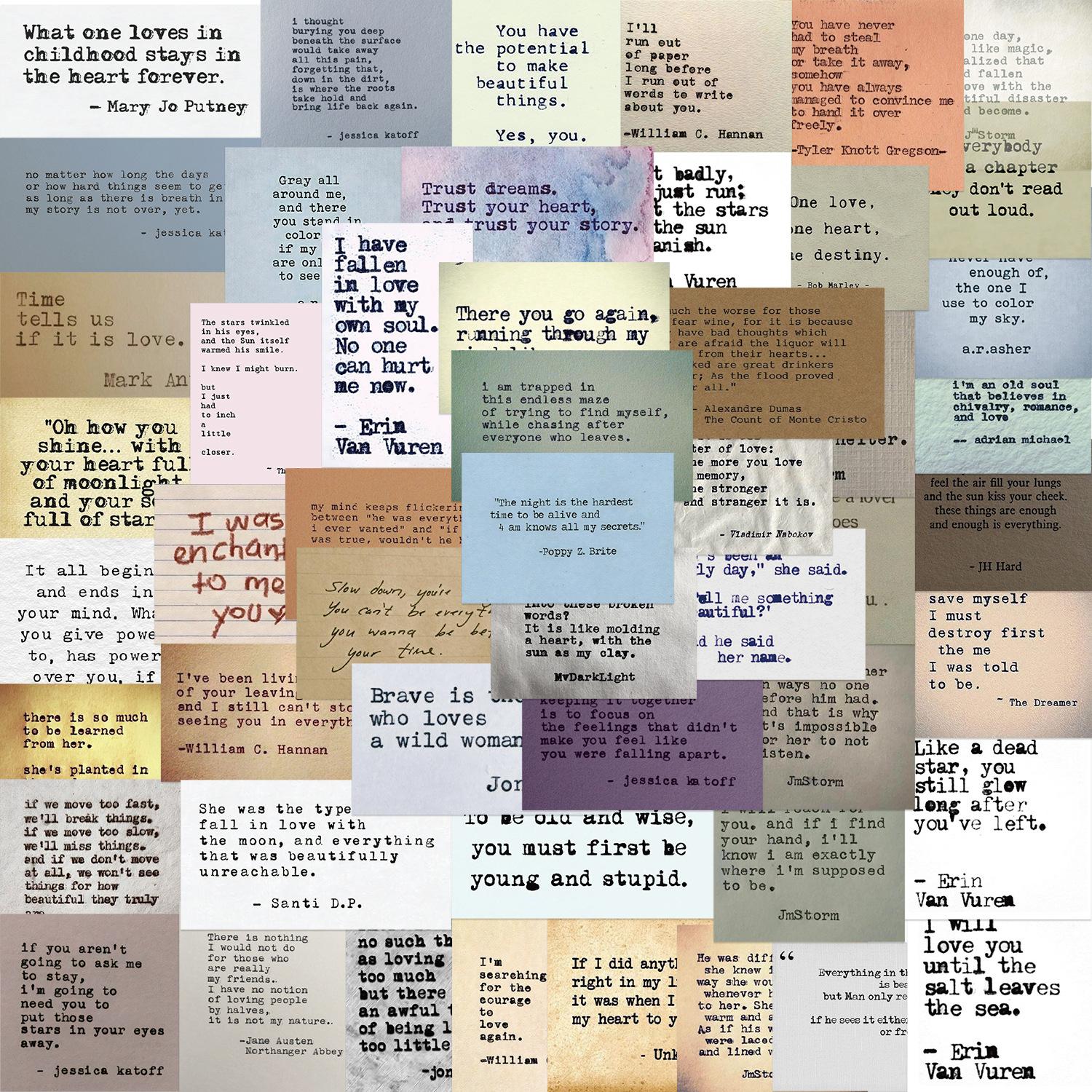 

60 Ретро Вдохновляющие Цитаты Знаменитостей Граффити Наклейки Украсить Чемодан DIY Персонализированные Водонепроницаемые Наклейки