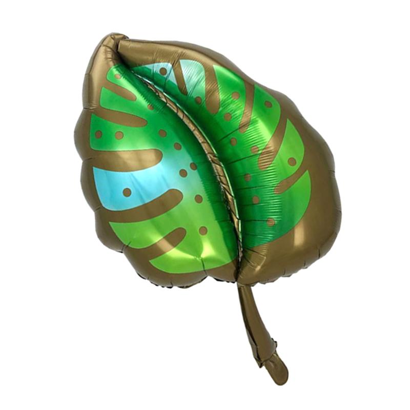 

Brown Leaf Aluminum Film Balloon, Leaf Aluminum Foil Balloon Birthday Party Decoration