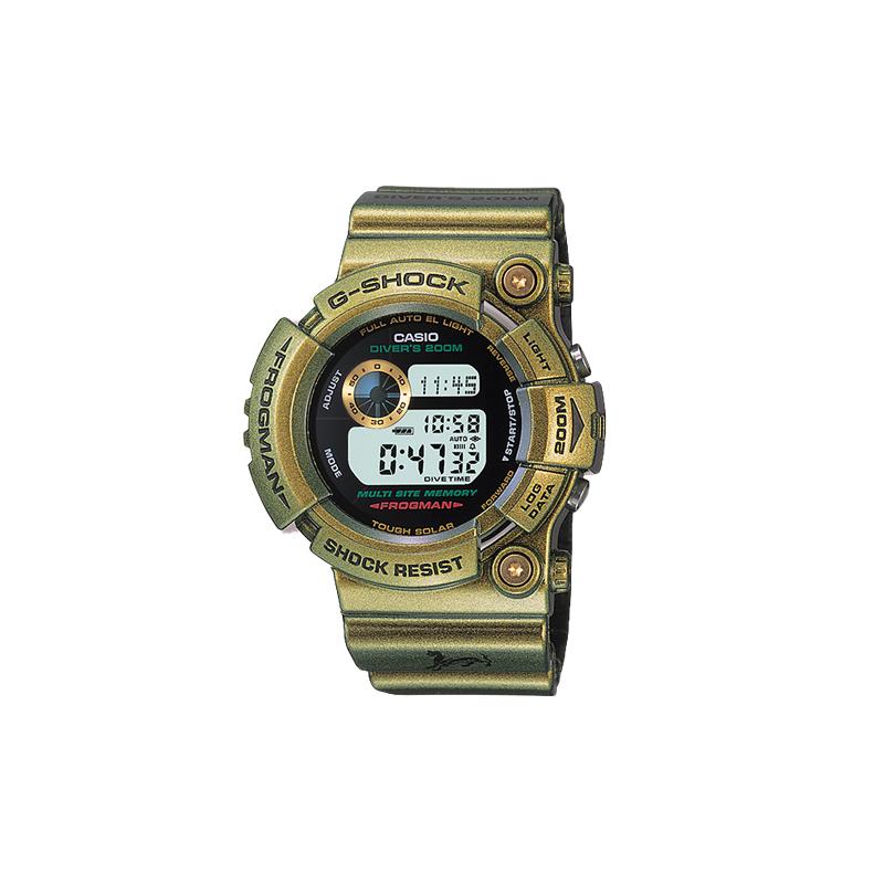 

Casio 200 meters waterproof quartz movement resin strap Japanese and Korean watch men s watch gold dial GW-200GM-9JF золотий