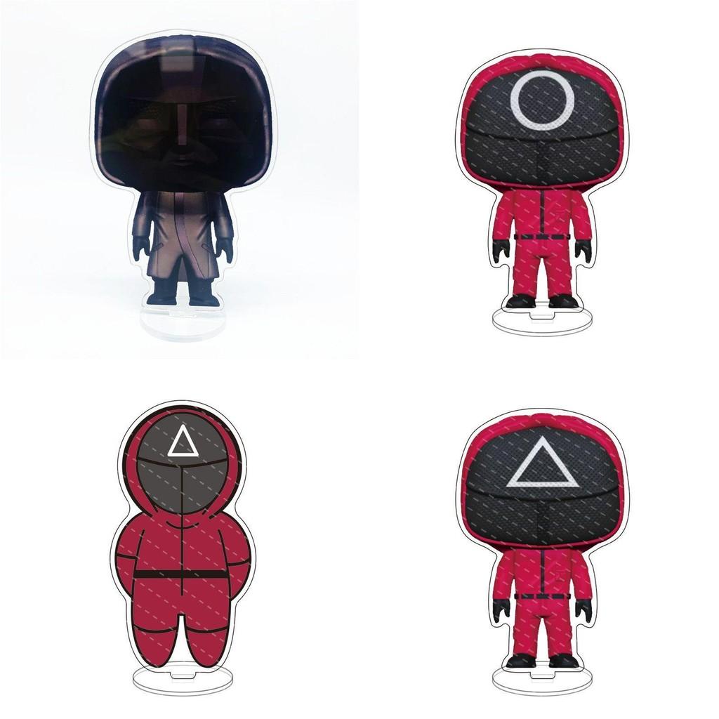 Stunning Squid Game Red Guard Worker Staff Acrylic Stand For Home Decor