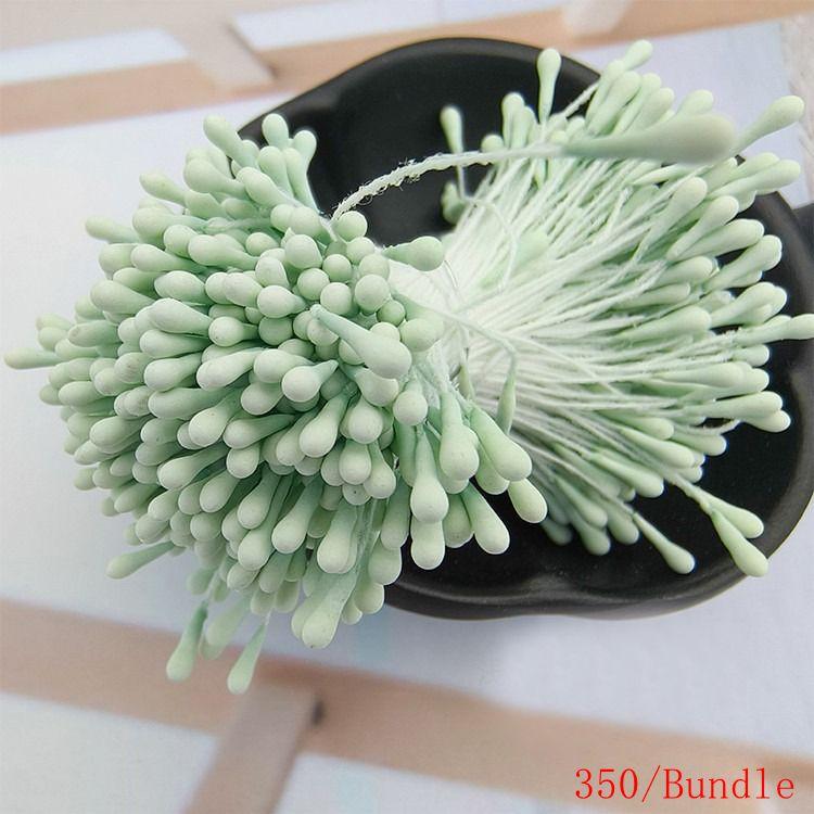 Multicolor 2mm 350Pcs Mini Flower Artificial Pearl Pistil Double Heads Hand-made Home Wedding Decoration Cake Decora DIY Needlew