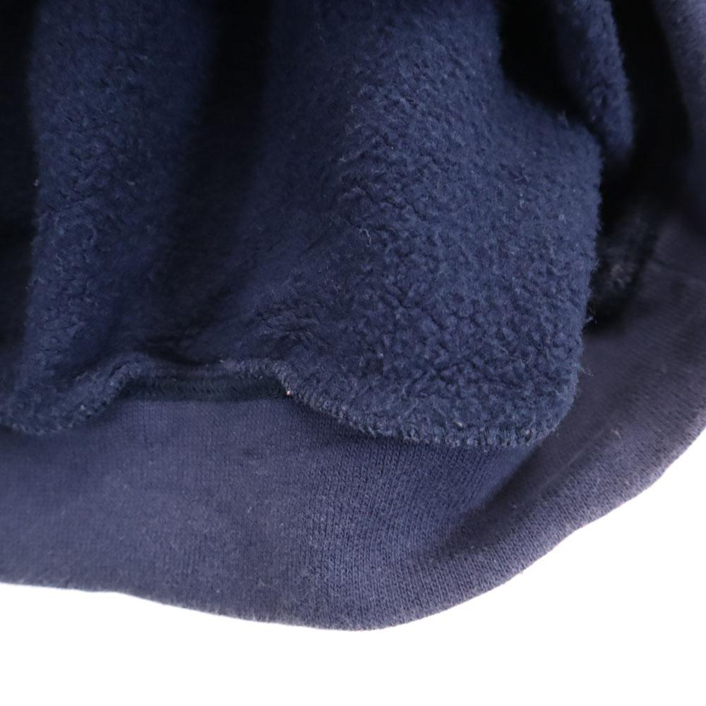 Lee 00s Made in Nepal Yahoo Long sleeve Front V sweat M Navy Back brushed Men's Used