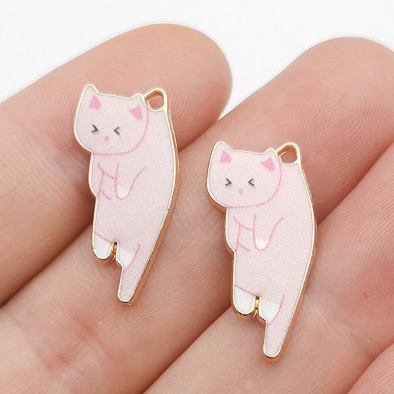 6 Colors Hang Tags Alloy Earrings Jewelry Necklace Pendant DIY Accessories