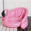 Flamingo Baby Swimming Ring with Canopy Sun Protection Baby Swimming Aid Inflatable Baby Pool