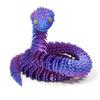 Yousheng 3D Printed Snake Toy Articulated Snake Ornament Egg with Snake Inside Flexible Snake Fidget Toy for Desk Decoration Stress Relief