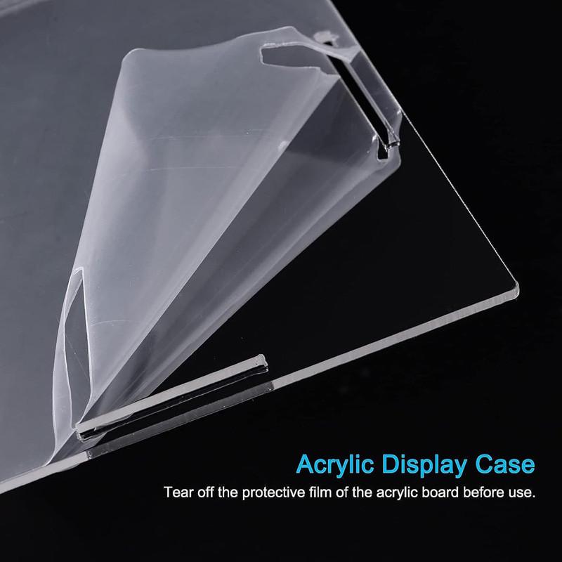 2/3 Layer Display Case for Mini Funko Pop Figures with Light Storage Cabinet Shelf Showcase for Toys Mini Figures Collectibles Storage Rack