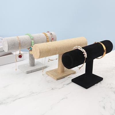 Sametový náramek, řetízek do vlasů, hodinky, náhrdelník, stojan na náramky, držák na náramky s T-barem, organizér na šperky, stojan na displej