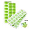14 Grid Ice Cube Square Ice Cube Mold with Lid  Silicone Ice Cube Soft Bottom  Easy To Demold Ice cube ice grid film equipment
