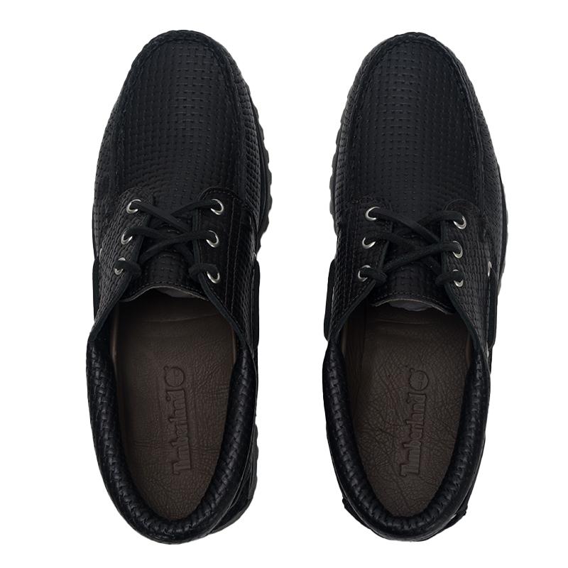 Timberland Authentic Travel Outdoor Comfortable Versatile Boat Shoes Men Shoes Black A2PDQA3L