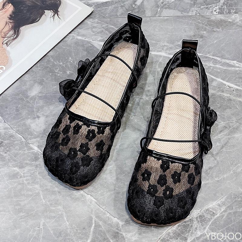 2025 Summer New Style Fashionable versatile Shoes Mesh Breathable women Shoes Soft Sole comfortable Flat Sole Shoes Women