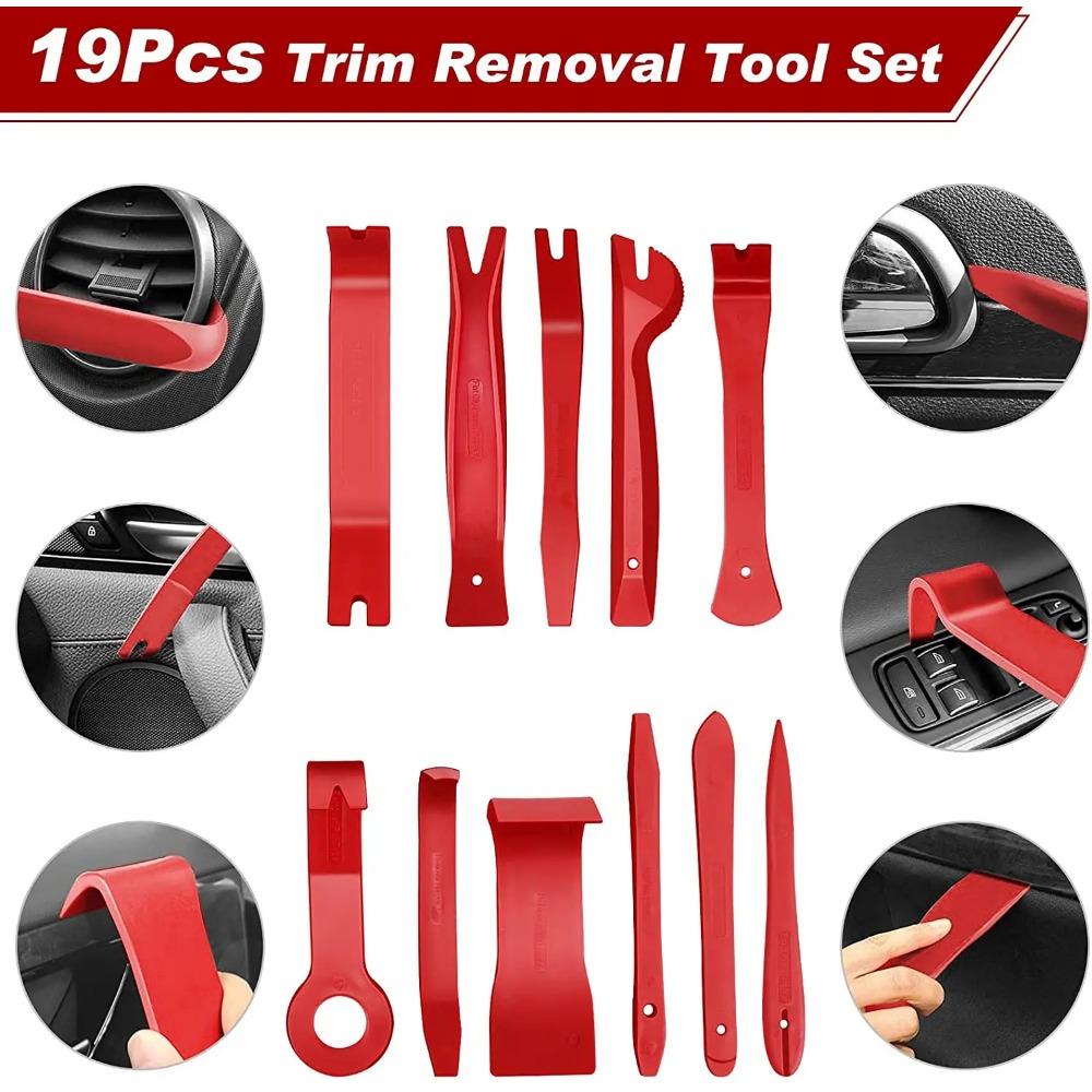 38Pcs Car Interior Disassembly Tool Plastic Panel Trim Temoval Kit Garage Tool Diy Blades Fastener Clips puller Set