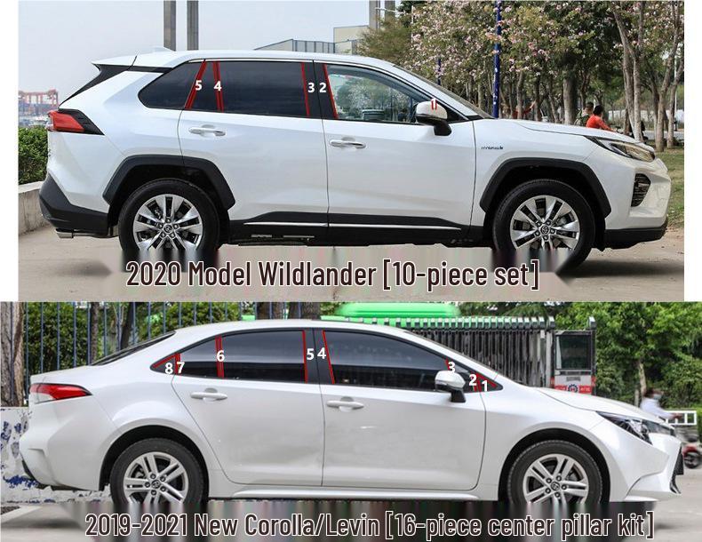 Kompatible Zierleiste für 2023 Toyota Corolla, Levin, RAV4, Reiz, Vios und FS Modelle