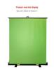 Green Screen Portable Pull-Up Stand for Photography and Live Broadcasts