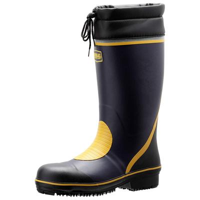 Midori Anzen Work Ace Snow Safety Work Boots with Toe Cap, Slip Resistant, Reflective Tape, 777, Navy, Size 26.0 Cm