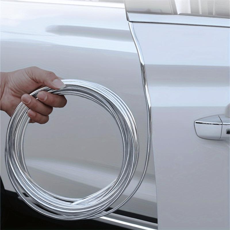 Plating Car Door Edge  Strips, Noise Isolation Sealant Car Door Rubber Seal Strip Sound Insulation Door Protector