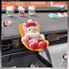 Mini Bambola di Peluche Seggiolino di Sicurezza Kawaii Labubu Bambola Idol Sedile Ornamento Auto Decorazione Accessori per Aromatizzazione Aria Auto