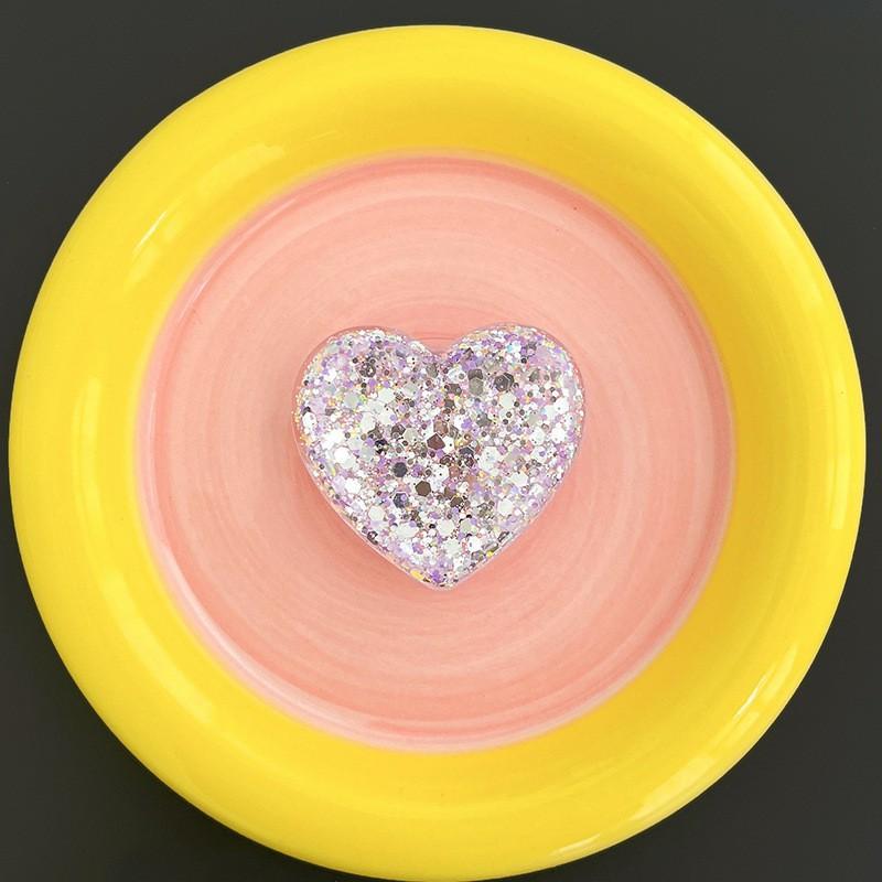 Sequin Dropper Love Phone Airbag Holder Ins Adhesive Type Stretchable Lazy Person Watching Drama Desktop Portable