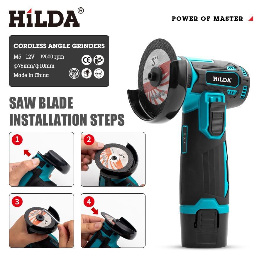 3" Mini Cordless Angle Grinder & Polisher - Rechargeable, Multifunctional Hand Tool