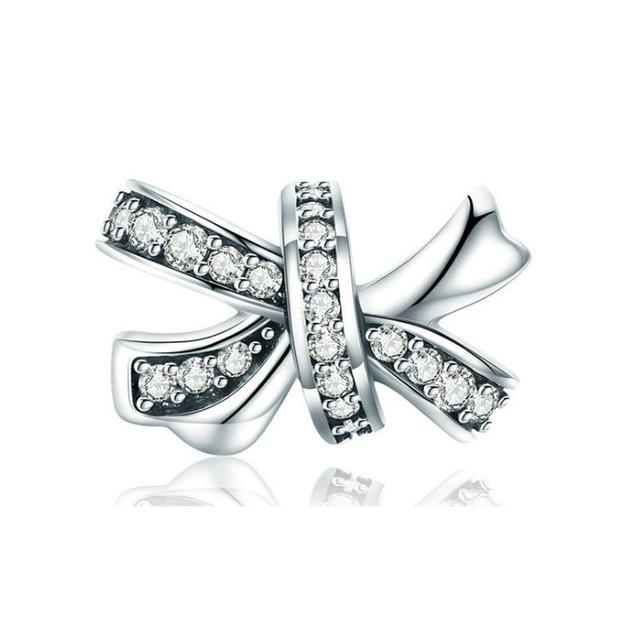 

Распродажа, 100% настоящее серебро 925 пробы, шляпа для собаки, бант, подвеска «сделай сам», подходит для оригинального браслета, модные ювелирные изделия своими руками для женщин