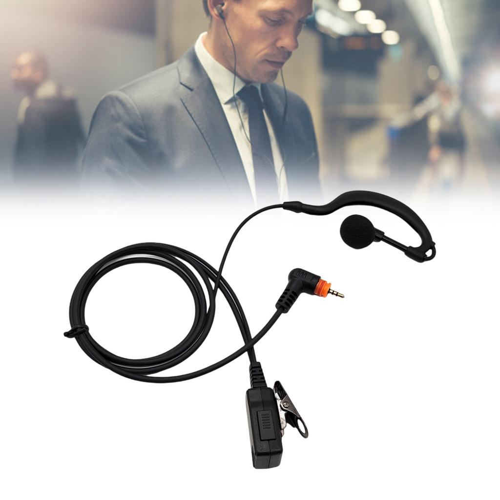 Ohrbügel-Headset mit PTT-Mikrofon für SL1M SL2M SL2K SL300 SL4000 SL7550 SL7580 SL8050 Funkgeräte, 97 cm Hauptkabel