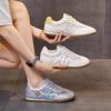 Dexun shoes women's 2025 new summer and autumn popular students breathable lightweight sports net shoes soft-soled casual Forrest Gump women's shoes
