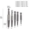 Water Pipe Extractor Drill Bits Guide Set Screw Extractor Screwdriver Extension Center Drill Bit