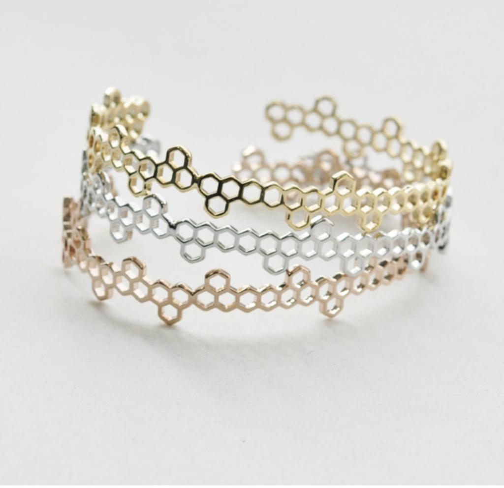 Zoena Honeybee Motif Bangle 2
