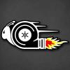 Lumaca Turbo Adesivo per Auto Decalcomania in Vinile Impermeabile Finestrino Posteriore Moto Camper Paraurti Camion Decorazione Laptop JM68