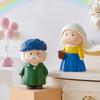 Creative Home Decoration Big Artist Resin Miniature Doll Desk Desktop Decor Garden Resin Decoration Accessories Children's Gifts