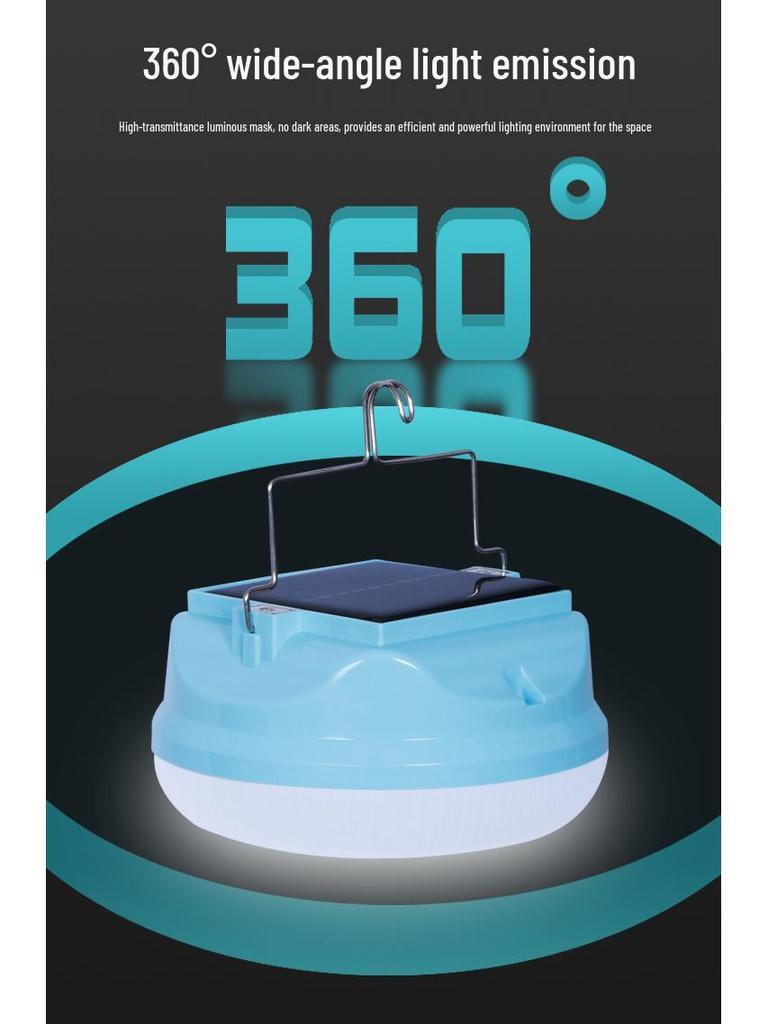 Super Bright Solar Camping Light with Long Battery Life